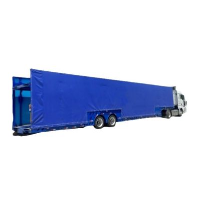 WS 2 essieux de chargement entourés de 6 remorques de transport de voitures avec 16690x2700x3000mm de taille et de suspension