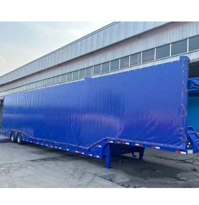 WS 2 essieux de chargement entourés de 6 remorques de transport de voitures avec 16690x2700x3000mm de taille et de suspension