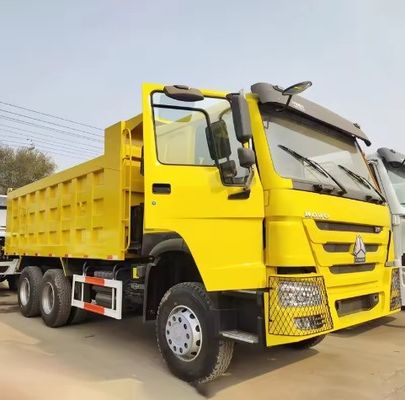 6X4 roue motrice Sinotruk d'occasion HOWO 371 chevaux camion de décharge pour l'exploitation minière en Russie