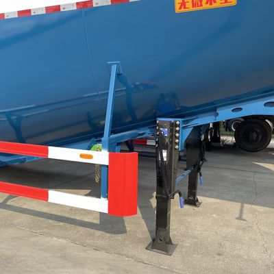 WOSHENG 50 tonnes de vrac camion de stockage en acier silo poudre sèche ciment vrac camion-citerne remorque
