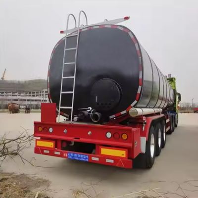 3 essieux inférieurs Transports Asphalte Bitume Tanker Semi-remorque avec remorque de camion chauffée