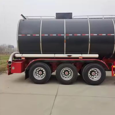 3 essieux inférieurs Transports Asphalte Bitume Tanker Semi-remorque avec remorque de camion chauffée