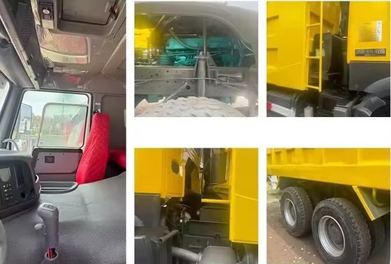 HOWO de seconde main 371 chevaux 6X4 / 8X4 camion de décharge pour l'exploitation minière sans contrôle de vitesse