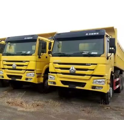 HOWO de seconde main 371 chevaux 6X4 / 8X4 camion de décharge pour l'exploitation minière sans contrôle de vitesse