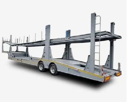 3 axes remorque de véhicule de transport pour véhicule à double pont remorque de camion de transport automobile en acier
