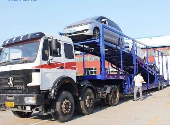 SUV à 2 essieux à double pont et semi-remorque pour véhicules automobiles pour le marché russe 24.5/70R16 pneumatique