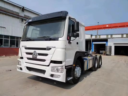Transmission manuelle Sinotruk HOWO 371hp 6*4 Tireur à tête de tracteur avec fenêtre automatique