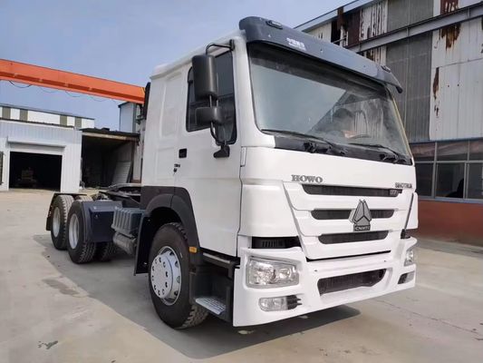 Transmission manuelle Sinotruk HOWO 371hp 6*4 Tireur à tête de tracteur avec fenêtre automatique