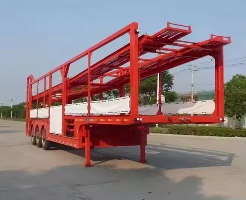Charge utile maximale 40 tonnes 2 essieux Double pont 8 voitures/6 voitures Capacité Voiture SUV remorque de transport