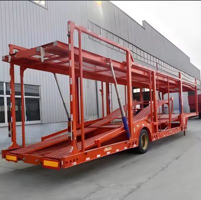 Charge utile maximale 40 tonnes 2 essieux Double pont 8 voitures/6 voitures Capacité Voiture SUV remorque de transport