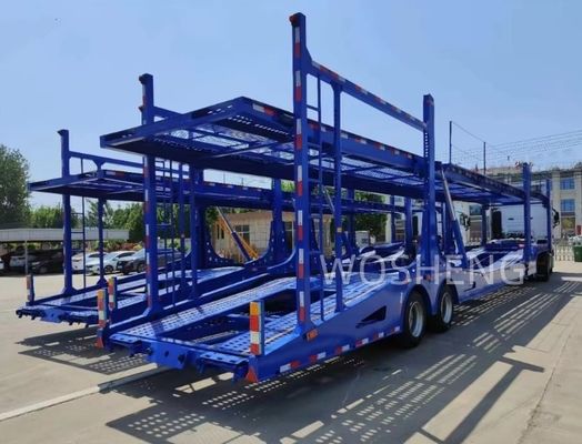 Charge utile maximale 40 tonnes 2 essieux Double pont 8 voitures/6 voitures Capacité Voiture SUV remorque de transport