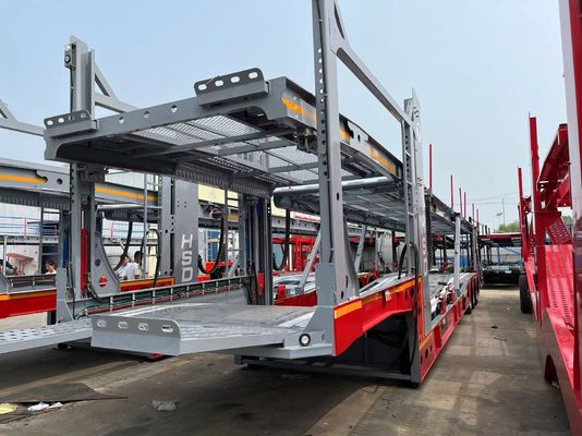13/16 tonnes Fuwa/BPW Axles Transporteur semi-remorque pour le transport de voitures et de conteneurs
