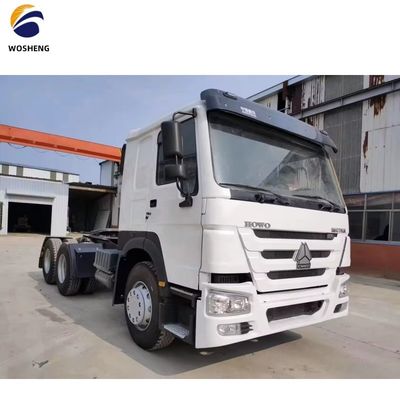Ségment de camions lourds 6X4 Tireur tête de camion avec direction gauche utilisé Howo 380 6X6