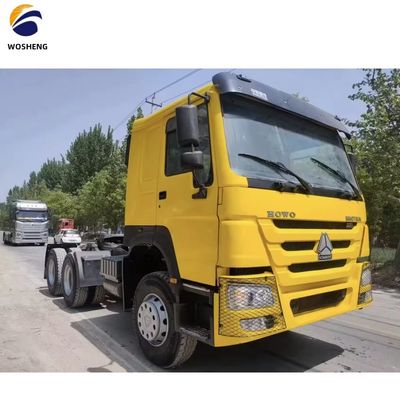 Ségment de camions lourds 6X4 Tireur tête de camion avec direction gauche utilisé Howo 380 6X6