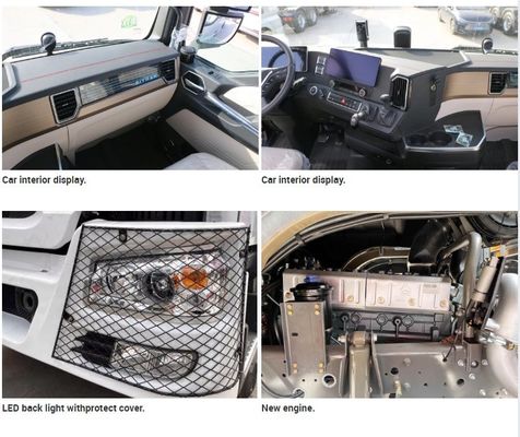 Ségment de camions lourds 6X4 Tireur tête de camion avec direction gauche utilisé Howo 380 6X6