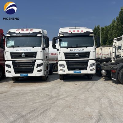 Deux rangées de sièges Sinotruck utilisés Sitrak camions tracteurs avec 430 chevaux C7H C9H moteur au mieux