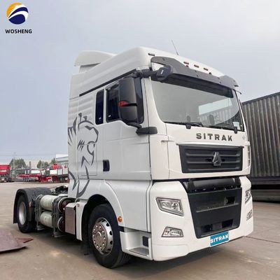 Deux rangées de sièges Sinotruck utilisés Sitrak camions tracteurs avec 430 chevaux C7H C9H moteur au mieux